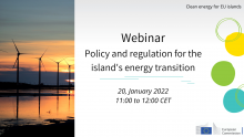 Webinar: Policy and regulation for the island's energy transition