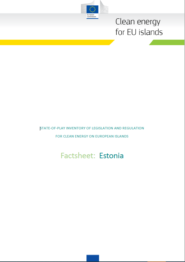 Estonia regulatory factsheet cover