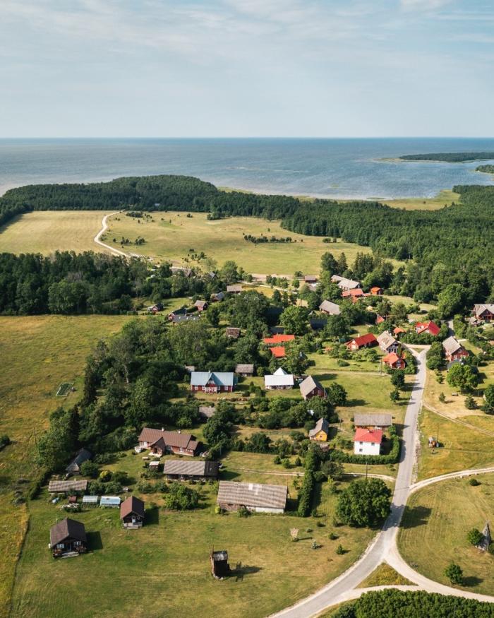 Vormsi aerial view